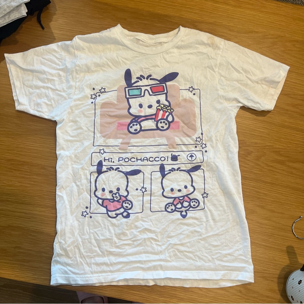 pochacco hot topic short sleeve t shirt